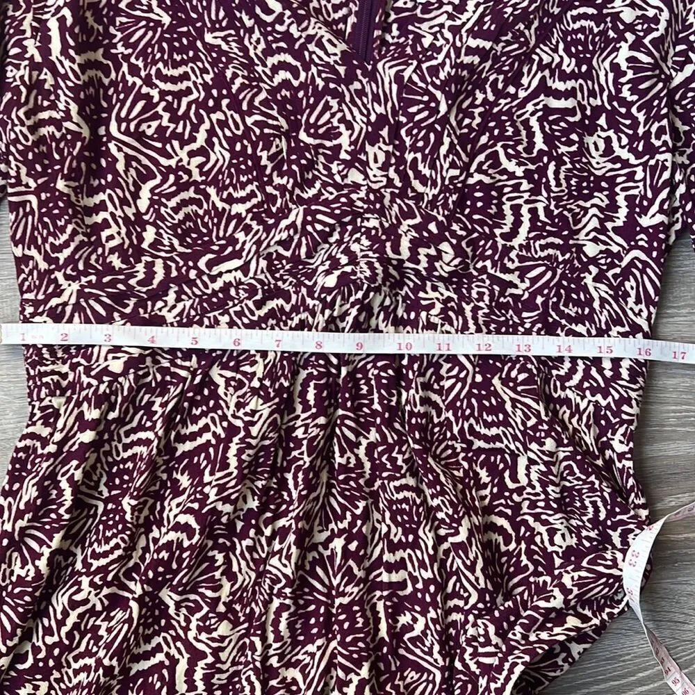 Ba&Sh Lia Printed Mini Dress in raisin - Picture 15 of 15